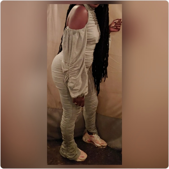 Halter Top Jumpsuit - Picture 2 of 5